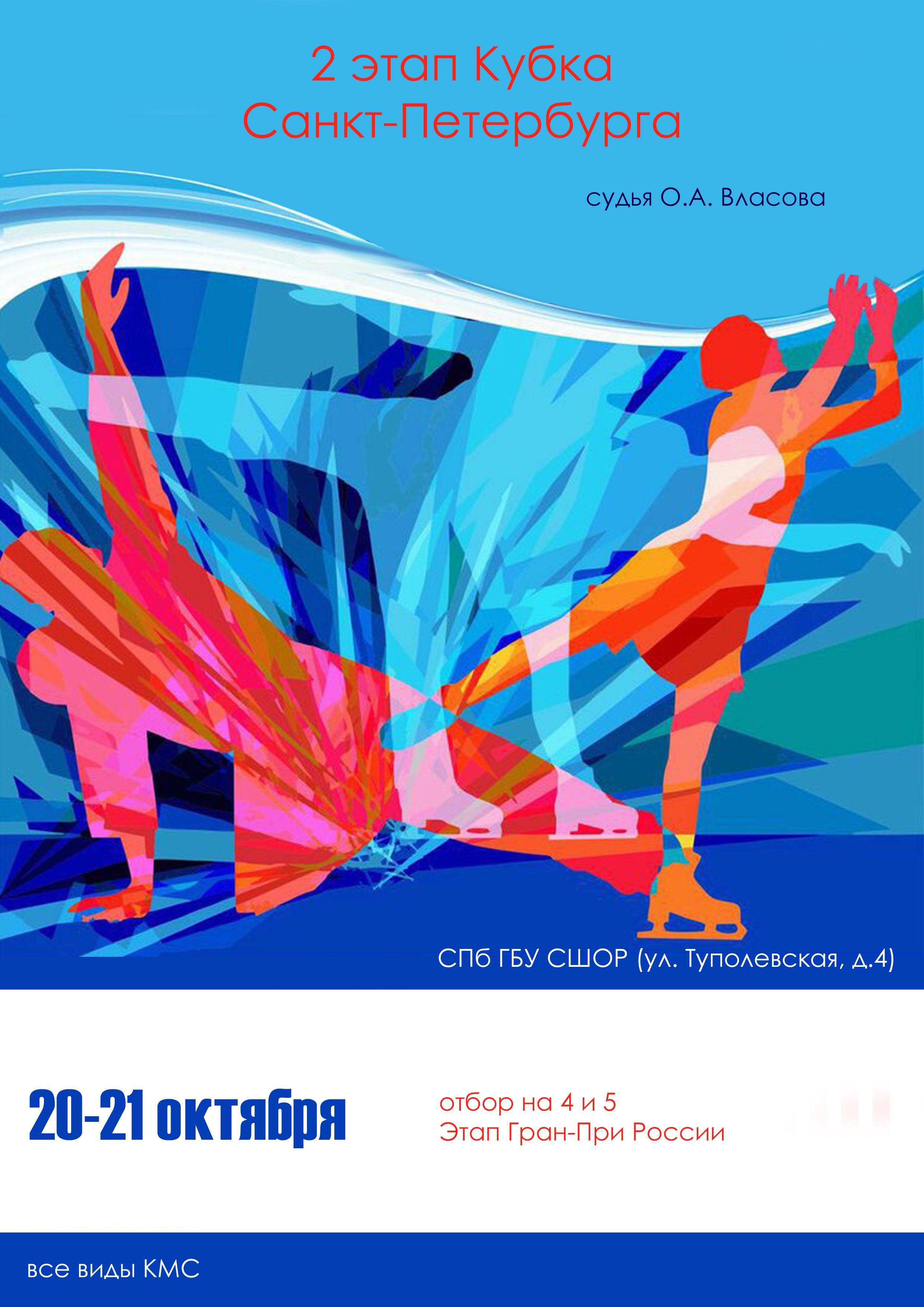 2 этап Кубка Санкт-Петербурга 20 октября 2022 года Место: Россия, Санкт-Петербург, Туполевская улица, 4 